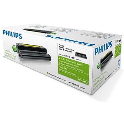 Philips PFA832 Black High Capacity Toner Cartridge and Drum Kit
