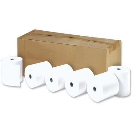 Thermal Printer Rolls / WxDxCore: 44x80x17.5mm / 1-Ply / Pack of 20