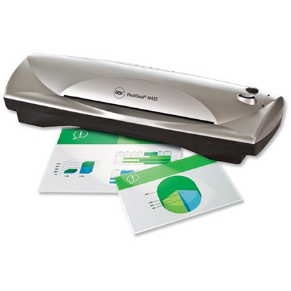 GBC H415 A3 Laminator for Sizes ID-A3 360micron 4.5kg W130xD580xH225mm Ref 2100973