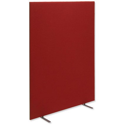 Trexus 800 Screen Free-standing with Stabilising Feet W800xH1500mm Burgundy