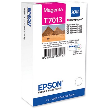 Epson T7013 High Capacity Magenta Inkjet Cartridge