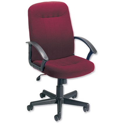 Trexus High Back Managers Chair - Claret