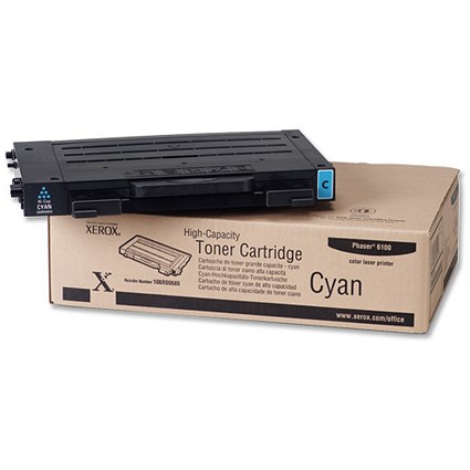 Xerox Laser Toner Cartridge Page Life 5000pp Cyan Ref 106R00680