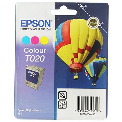 Epson T020 Colour Inkjet Cartridge