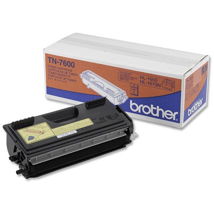Brother TN7600 Black Laser Toner Cartridge