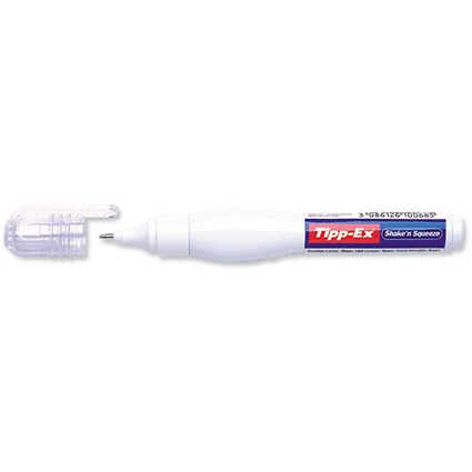 Tipp-Ex Shake n Squeeze Correction Fluid Pen Fine Point