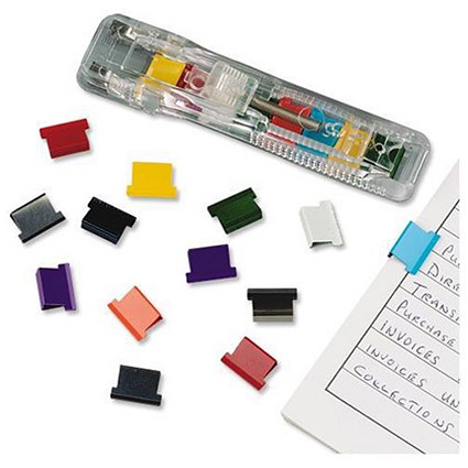 Rapesco Supaclip 40 Dispenser with 25 Clips for 40 Sheets of 80 gsm Multicoloured