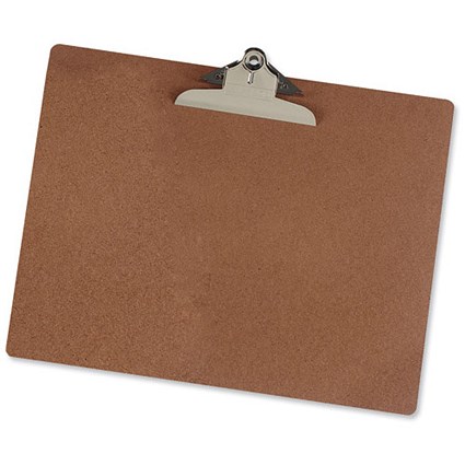 Waterproof Masonite Clipboard / A3 / Brown