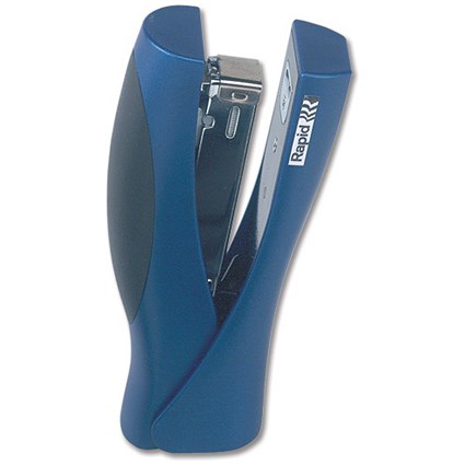 Rapid Ultimate Stand Up Stapler Titanium Blue