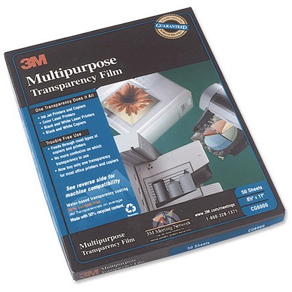 3M OHP Film Multipurpose 150 micron A4 [Pack 50]
