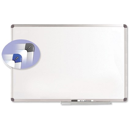 Nobo Elipse Drywipe Board Melamine with Fixing Kit and Pen 600x450mm