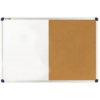 Nobo Classic Combination Board / Drywipe / Cork / W900xH600mm