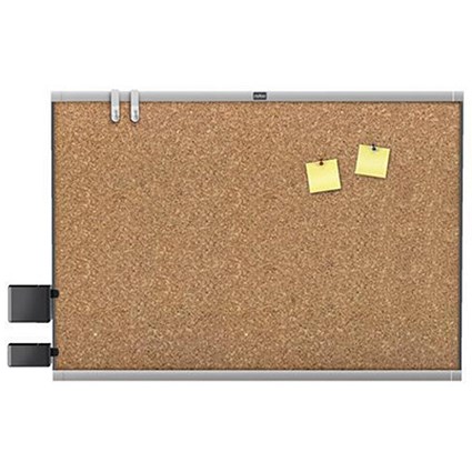 Quartet Prestige Noticeboard / Cork / Aluminium Frame / W1200xH900mm