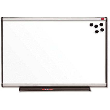Quartet Prestige Drywipe Board Magnetic Enamel with Fixing Kit and Pen Tray W1200xH900mm