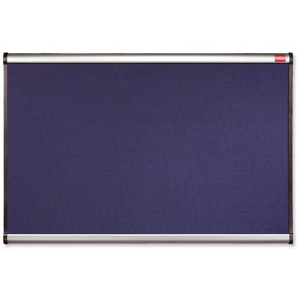 Nobo Prestige Noticeboard / Diamond Mesh / Aluminium Frame / W1800xH1200mm / Blue