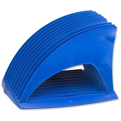Avery DTR File Sorter with 10 Pivoting Dividers - Blue