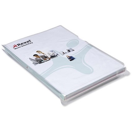 Rexel Nyrex Cut Back Folders, A4, Expanding Gusset, Pack of 10