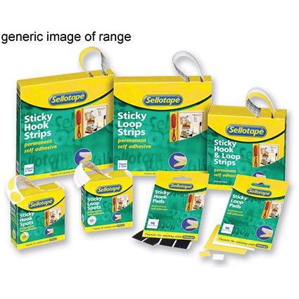 Sellotape Sticky Hook Spots, 22mm Diameter, 400 Spots