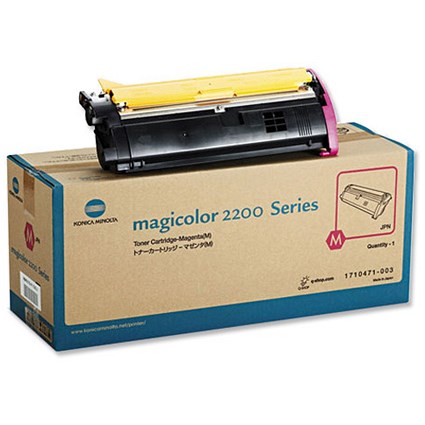 Konica Minolta Laser Toner Cartridge Page Life 6000pp Magenta Ref 1710471003
