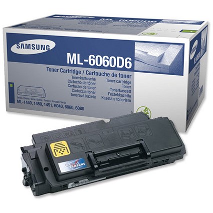 Samsung Laser Toner Cartridge Page Life 6000pp Black [for ML6040 6060 N] Ref ML6060D6-ELS