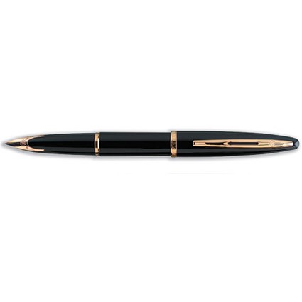 Waterman Carene Fountain Pen Black Sea Lacquer and 23k Gold-plated Trim