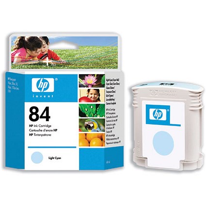Hewlett Packard [HP] No. 84 Inkjet Cartridge 69ml Light Cyan Ref C5017A