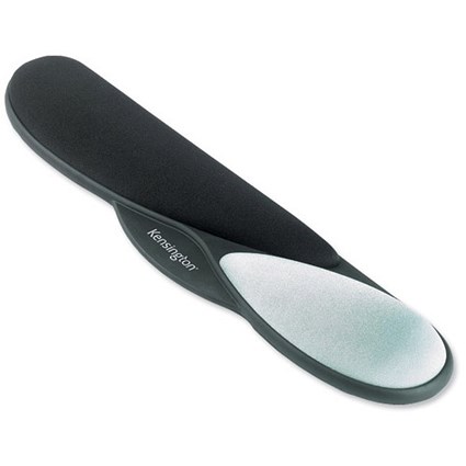 Kensington Memory Keyboard and Numeric Pad Wrist Rest Gel Black and Graphite