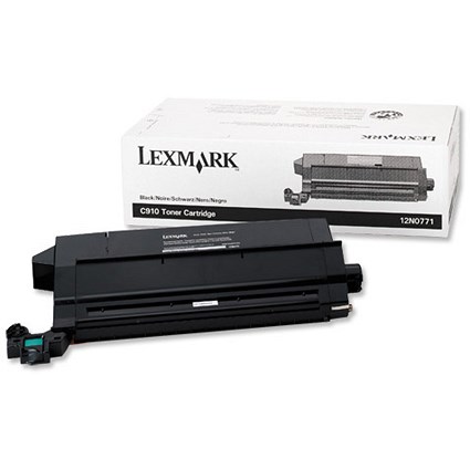 Lexmark C910, C920 Black Toner Cartridge (12N0771)