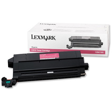 Lexmark C910, C920 Magenta Toner Cartridge(12N0769)