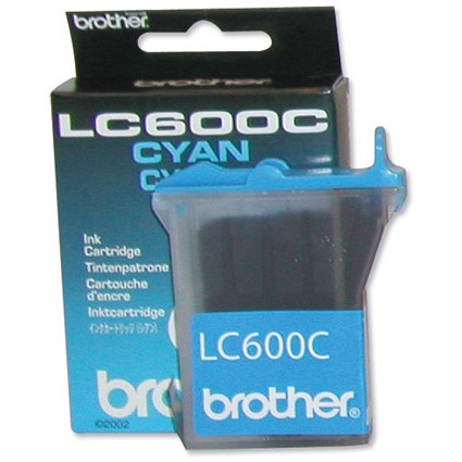 Brother Inkjet Cartridge Cyan for MFC580 90 Ref LC600C