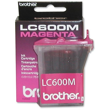 Brother Inkjet Cartridge Magenta for MFC580 90 Ref LC600M