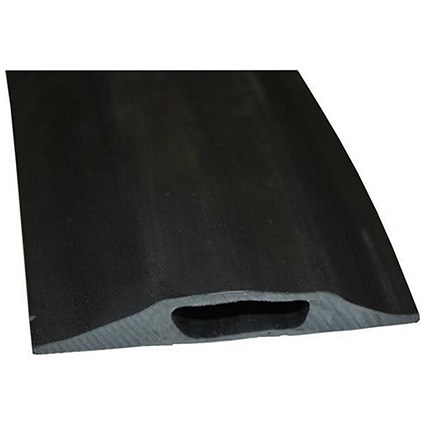 Rexel Rubber Cable Cover, Single Channel, 8x14mm Section, 1.5m