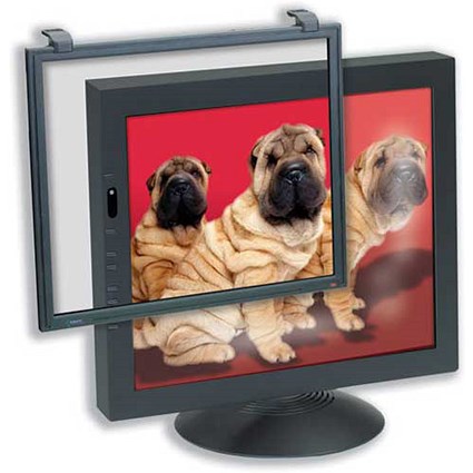 3M Executive Screen Filter Anti-glare-radiation-static CRT 16-19in LCD 17-18in Black Frame