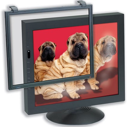 3M Executive Screen Filter Anti-glare-radiation-static CRT 14-16in LCD 15in Black Frame