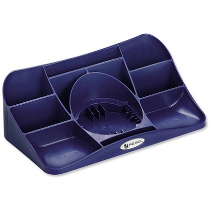 Rexel Agenda2 Desk Tidy W286xD153xH92mm Blue