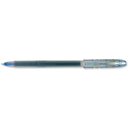 Pilot BLSG7 Gel Rollerball Pen Disposable Fine 0.7mm Tip 0.4mm Line Blue [Pack 12]