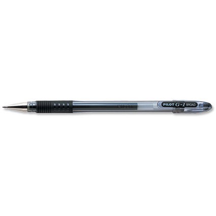 Pilot G-1 Grip Gel Rollerball Pen / Fine / Black / Pack of 12