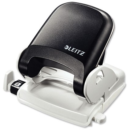 Leitz Topstyle 5005 Punch 2 Hole 25 Sheets Capacity Black