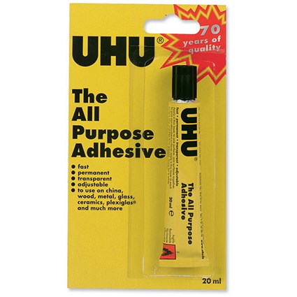 UHU All Purpose Glue 20ml [Pack 10]