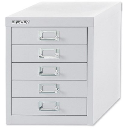 Bisley SoHo Multidrawer Cabinet 5-Drawer H325mm Chalk White Ref H125NL-26