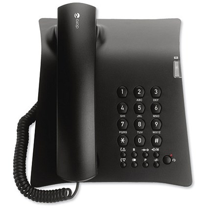 Doro Congress 100 Telephone with Data Port and 10 Memories Black