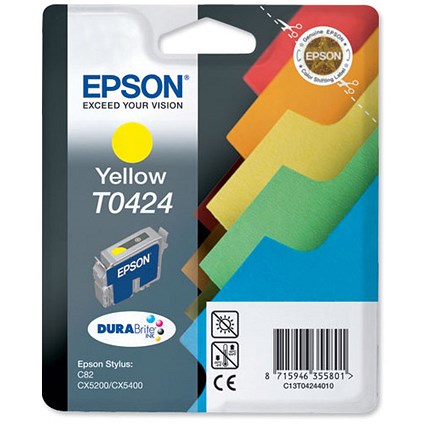 Epson T0424 Yellow Inkjet Cartridge