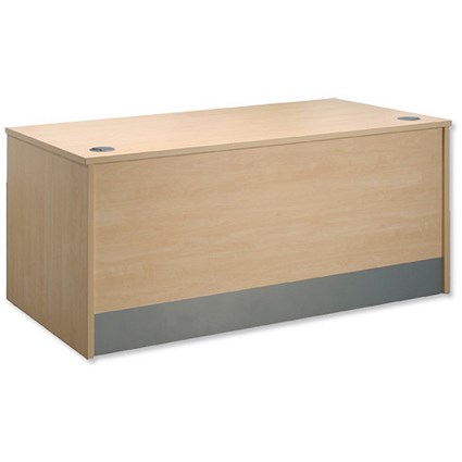 Sven Christiansen 1200 Reception Desk Rectangular Fully-panelled W1200xD800xH735mm Maple