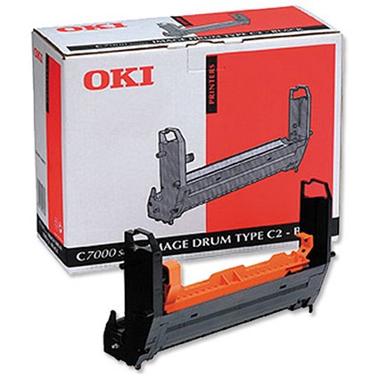 OKI EP Drum Unit Page Life 30000pp Black Ref 41304112