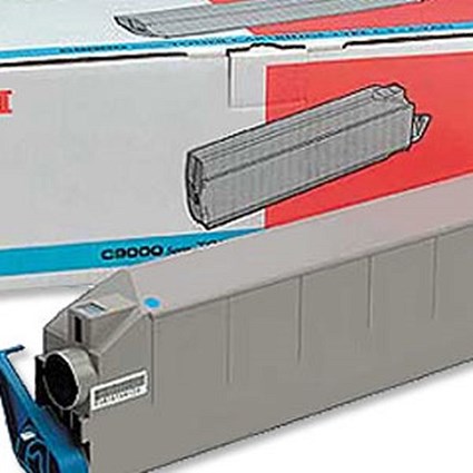 OKI Laser Toner Cartridge C9000 Cyan Ref 41515211