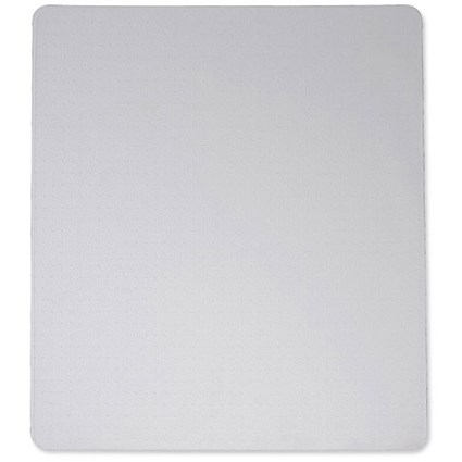 Floortex Chair Mat, Polycarbonate Rectangular, Carpet Protection, 1200x1340mm