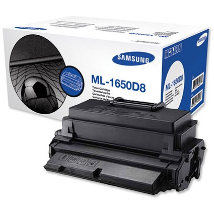 Samsung Laser Toner Cartridge Page Life 8000pp Black Ref ML-1650D8/ELS