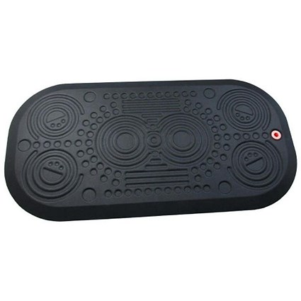 Floortex AFS-TEX 3000X Anti-fatigue Ergonomic Floor Mat, 500x1000mm, Black