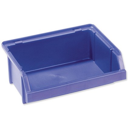 Raaco 2-60 Storage Bin Polypropylene Stackable W125xD101xH50mm Blue Ref 128681 [Pack 12]
