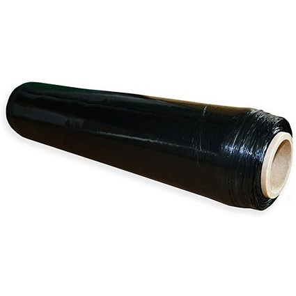 H4D Pallet Stretch Wrap Film With 30% Recycled Content 500mmx250m 17 Micron Thickness Black